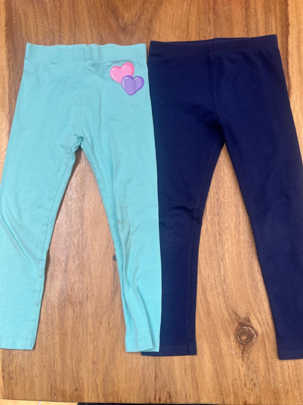 Cat & Jack Teal and Navy Girls Leggings